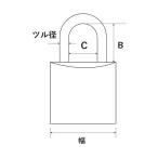 和気産業 TWEツル長シリンダー錠 40Ｘ110mm 1個