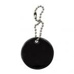 Yahoo! Yahoo!ショッピング(ヤフー ショッピング)和気産業 黒い反射キーホルダー 35mm プレーンブラック AHW317 1個