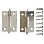 ノーブランド 鉄Nメッキロング丁番 規格：38mm VF-020 2セット