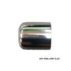  No-brand нержавеющая сталь длинный колпак электролиз полировка 25mm 28056