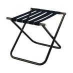 山崎産業 バゲッジラックBL-Y1(折りたたみ) 本体:ブラウン、ベルト:ブラック YBL-001L-ID