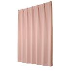 ユニベール 遮光性ドレープカーテン ベルーイ ピーチ 幅100×丈178ｃｍ 2枚組