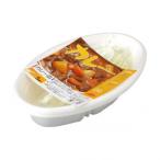 大和物産 フィーリング カレー皿(スプーン付) 約229x139x45mm