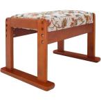 ヤマソロ 高座椅子対応オットマンスツール ベージュフラワー 幅530×奥行370×高さ390mm 83-842