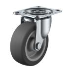 ユーエイ Gシリーズ エラストマーキャスター自在車 車輪径25mm?取付高35mm?車輪幅12mm?取付座35×30mm G-25EL 1個