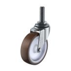 ユーエイ ねじ込み式 自在 キャスター ウレタン 車輪径50mm  Lタイプ LT型 ネジ寸法UNF1/2×14山数20 LT-50UR-UNF1/2-14
