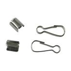 ユタカメイク 金具紐用ナスカンセット中丸紐用Ｂ４ｍｍ×Ａ２１ｍ JN-02