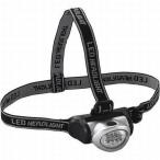 ヤザワ 8LEDヘッドライト ブラック×シルバー W96mm×H48mm×D65mm LZ03 0