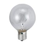 ヤザワ ベビーボール球40WE17 クリア H72mm×径50mm G501740C 1