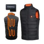 八幡ねじ プライムダイレクト スピードヒート温熱ベスト メンズ ブラック L 4580088865389 1点