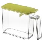 山崎実業 アクア 調味料ストッカー S グリーン 幅5.5×奥行15×高さ11cm