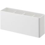 山崎実業 マグネットストレージボックス タワー ワイド ホワイト 4844