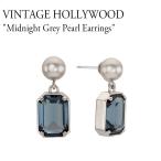 ヴィンテージ ハリウッド ピアス VINTAGE HOLLYWOOD Midnight Grey Pearl Earrings シルバー 韓国アクセサリー 301579612 ACC