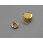メール便可 山伸 化粧飾止 １５ｍｍ ゴールド 金属 表札 ネームプレート ネジ隠し ＤＩＹ 写真立て