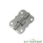 鉄製 円筒丁番 ９０°開 ニッケル １個 小箱丁番 交換 扉 シルバー
