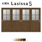 ショッピングfk07 【旧仕様】 可動間仕切り 引き違い戸 4枚建 引戸上吊方式 ラシッサS ガラスタイプ LGH ケーシング付枠 3220/3223 リクシル 室内引戸 引違い戸 リフォーム