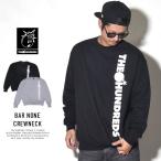 ハンドレッツ×チャンピオン THE HUNDREDS×Champion コラボ スウェットトレーナー メンズ 裏起毛 ストリート ブランド BAR NONE CREWNECK 秋冬