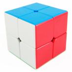 マジックキューブ（2×2×2）ステッカーレス ルービックキューブ型立体パズル 知育パズル