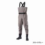 シマノ(SHIMANO) ハイパーウェーダー チェストハイ・カットフェルトソール 3L 27.5-28.5 スモークグレー FF-052T ウェイダー ウェダー ウエダー 胴長 防水