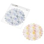 レースペーパー ローズプリント12枚入　★ロット割れ不可　10個単位でご注文願います　200個単位で送料無料