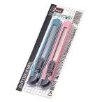 カッターナイフでR 小2P　★ロット割れ不可　12個単位でご注文願います　360個単位で送料無料　　/カッター/工作/事務/ステーショナリー/ブング/文具/文房具