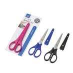 ケース付事務用ハサミ170mm　/ステーショナリー/事務用品/文具/景品/ノベルティ　★ロット割れ不可　12個単位でご注文願います　240個単位で送料無料