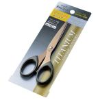 ステンレス製チタンコート 事務用はさみ　/ステーショナリー/事務用品/文具/景品/粗品　★ロット割れ不可　12個単位でご注文願います　240個単位で送料無料