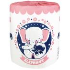 アニマルシリーズ1ロール ゾウ　/おもしろ/動物/トイレットペーパー/トイレットロール/景品/粗品/販促品　★ロット割れ不可　100個単位でご注文願います