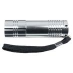 メタリック9LEDライト　/灯/懐中電灯/非常時/防災/景品/粗品/ノベルティ/プレゼント　★230個以上で送料無料（北海道・沖縄・離島は別途）