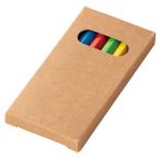 ミニ色鉛筆6本セット　/ステーショナリー/文具/事務用品/景品/粗品/ノベルティ/プレゼント　★1,250個以上で送料無料