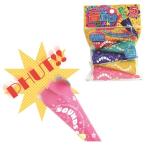 音だけクラッカー 5個入　★ロット割れ不可　100個単位でご注文願います　400個単位で送料無料　　/イベント/ゲーム/子供/誕生日/パーティ/催し/景品/プチギフト