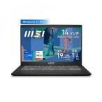 Core i7/メモリ16GB/M.2 512GB/MSI エムエスアイ/モバイルノートパソコン/Modern 14 C12MO 1217JP/14型/解像度:1920 x 1080/Windows11 Pro/送料無料