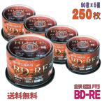 RIDATA(ライデータ) BD-RE データ＆録画用 25GB 1-2倍速 「250枚(50枚×5個)」 (BE130PWVL.2X50SP B 5個セット)