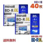 maxell(mak cell ) BD-R DL видеозапись для 50GB 1-6 скоростей широкий белый этикетка 40 листов (20 листов ×2 шт ) тонкий кейс (BRV50WPG.20S 2 шт. комплект )