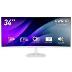 【お取り寄せ】MSI [PRO-MP341CQW-E12]34インチ 120Hz UWQHDウルトラワイドモニター [3440 x 1440 (120Hz) /HDMI2.0b /Displayport1.4a]