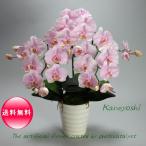  photocatalyst . butterfly orchid artificial flower interior large wheel 3ps.@. sakura pink peach color . festival gift souvenir birthday presentation new building opening flower fake green air cleaning 