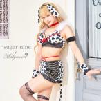 ショッピングダルメシアン [正規品]【あすつく】コスプレ アニマル ダルメシアン 犬 わんこ 白黒 セットアップ ショートパンツ sugar nine×Malymoon マリームーン【8992】