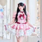 [正規品]【一部予約】コスプレ 魔法少女 Mumei ピンク 青 紫 アイドル プリンセス ダマスク ワンピース ハロウィン マリームーン Malymoon【CS25102】