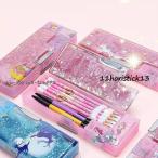  кисть коробка ученик начальной школы девочка мужчина украшен блестками . песок кисть коробка двусторонний коробка type пенал точилка имеется большая вместимость многофункциональный карандаш boruda-