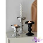 キャンドルスタンド ガラス クリア 