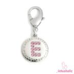[PINKAHOLIC NEWYORK( булавка ka Hori k)]Pinka Initial Pendant( initial подвеска * light rose )