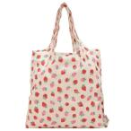 Cath Kidston/エコバック/FOLDAWAY SHOPPER 984492/NAVY/POWER SPOT/キャスキッドソン/コンパクト/ドット模様 ネイビーブルー