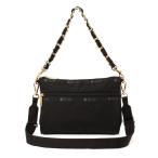 LeSportsac/レスポートサック/1638 CHAIN COSMETIC CLUTCH/LA58 ブラックチェーンキルト/チェーンがお洒落/高級感/エレガント/ゴールド