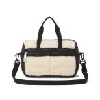 レスポートサック/4080 PUFFY MINI DUFFEL/E979 クリームビーガンシェルパ/ミニダッフルバッグ/斜めがけや肩掛けもできる2WAY仕様/ふんわりしたボア素材