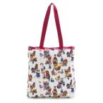 LeSportsac / EASY MAGAZINE TOTE 3531/E636 ANIMAL PARTY/アニマルパーティー/フレンチブルドッグ/犬柄/A4サイズトート/肩掛け可能