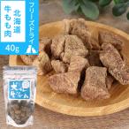 犬 猫 無添加 国産 犬好生活 がんこなフリーズドライ 北海道牛もも肉 40g 乾燥 鉄分 おやつ トッピング サプリ うし ウシ ビーフ ドッグ ドック キャット ペット