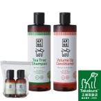 ショッピングツリー A.P.D.C. ティーツリー シャンプー＆ボリュームアップコンディショナー セット 500ml×各1本+50mLミニボトルセット apdc 犬 お手入れ たかくら ケア APDC