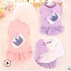 ２色展開クラウンチックワンピースもこもこアップリケ着ぐるみ上品スカート裏起毛