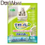 ショッピングデオトイレ ユニチャーム デオトイレ ふんわり香る消臭・抗菌サンド ナチュラルグリーンの香り 3.8L×4［同梱不可］［送料無料］