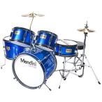 メンディーニ Mendini by Cecilio 16 inch 5Piece Complete Kids / Junior Drum Set with Adjustable Th